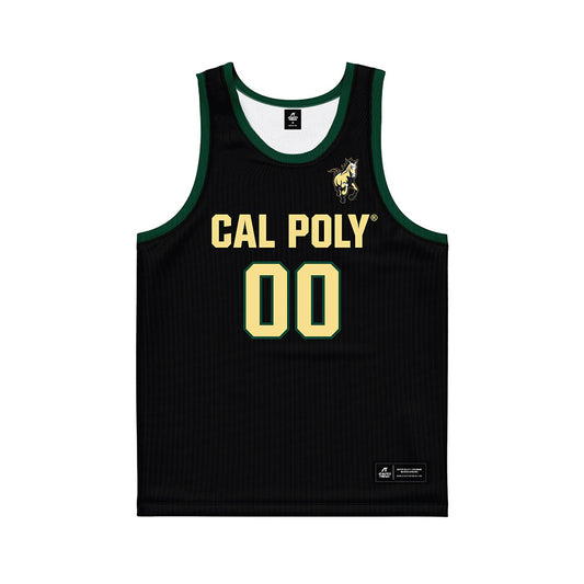 Cal Poly - NCAA Men's Basketball : Jason Scott - Black Basketball Jersey-0
