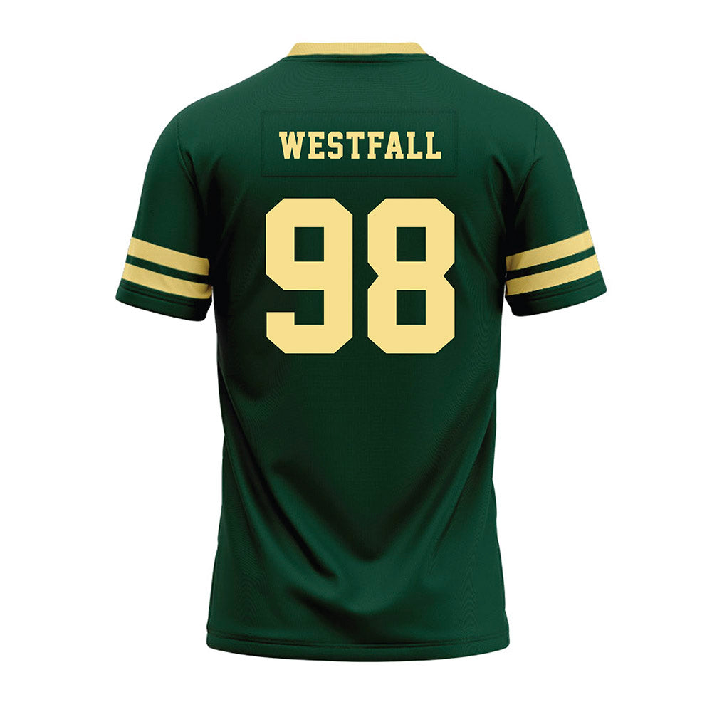 Cal Poly - NCAA Football : Luke Westfall - Green Jersey Premium Football Jersey-1