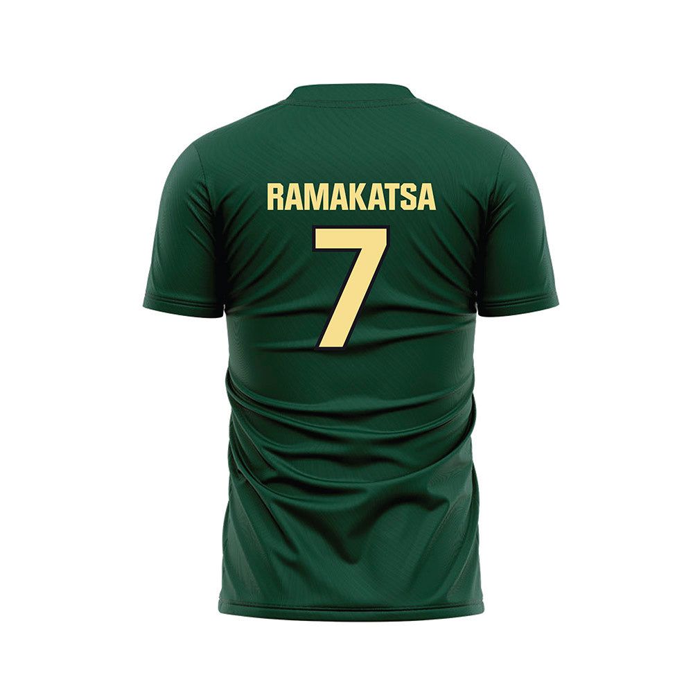 Cal Poly - NCAA Men's Soccer : Bakuena Ramakatsa - Green Soccer Jersey-1