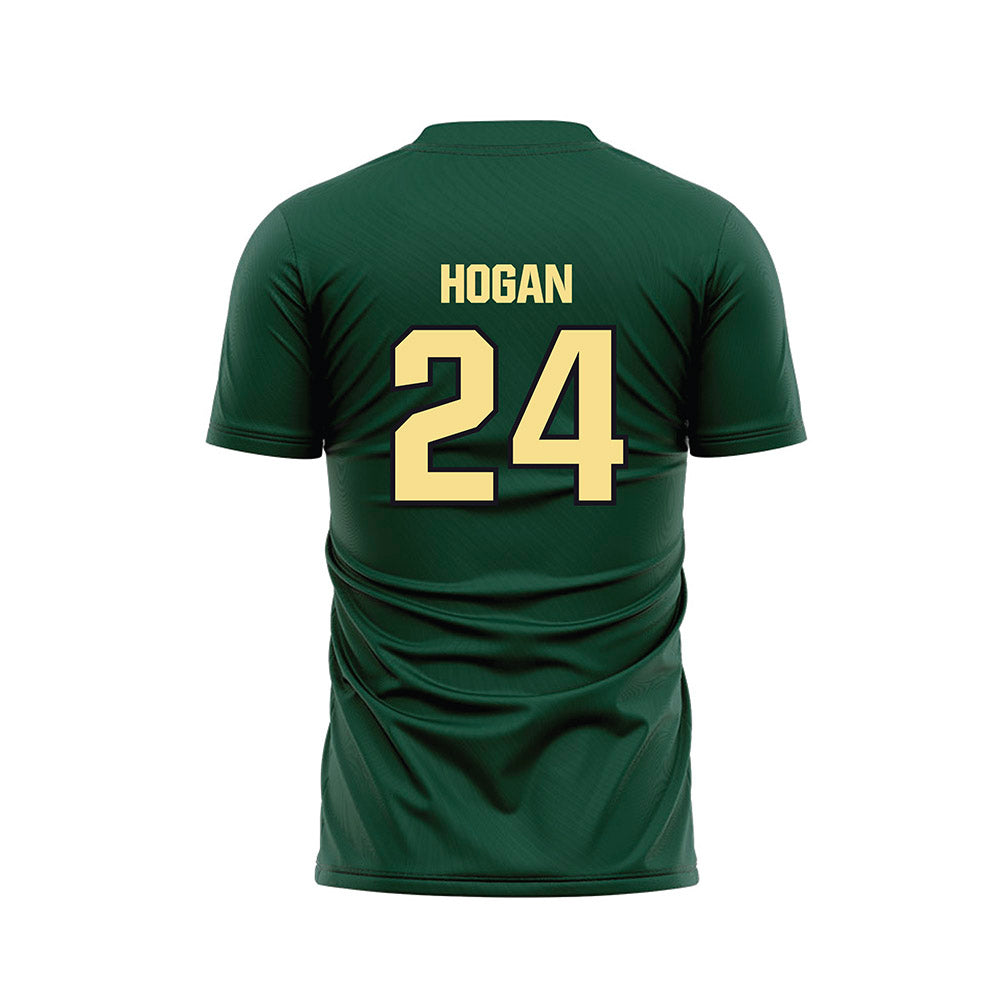 Cal Poly - NCAA Men's Soccer : Charlie Hogan - Green Soccer Jersey-1