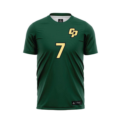 Cal Poly - NCAA Men's Soccer : Bakuena Ramakatsa - Green Soccer Jersey-0