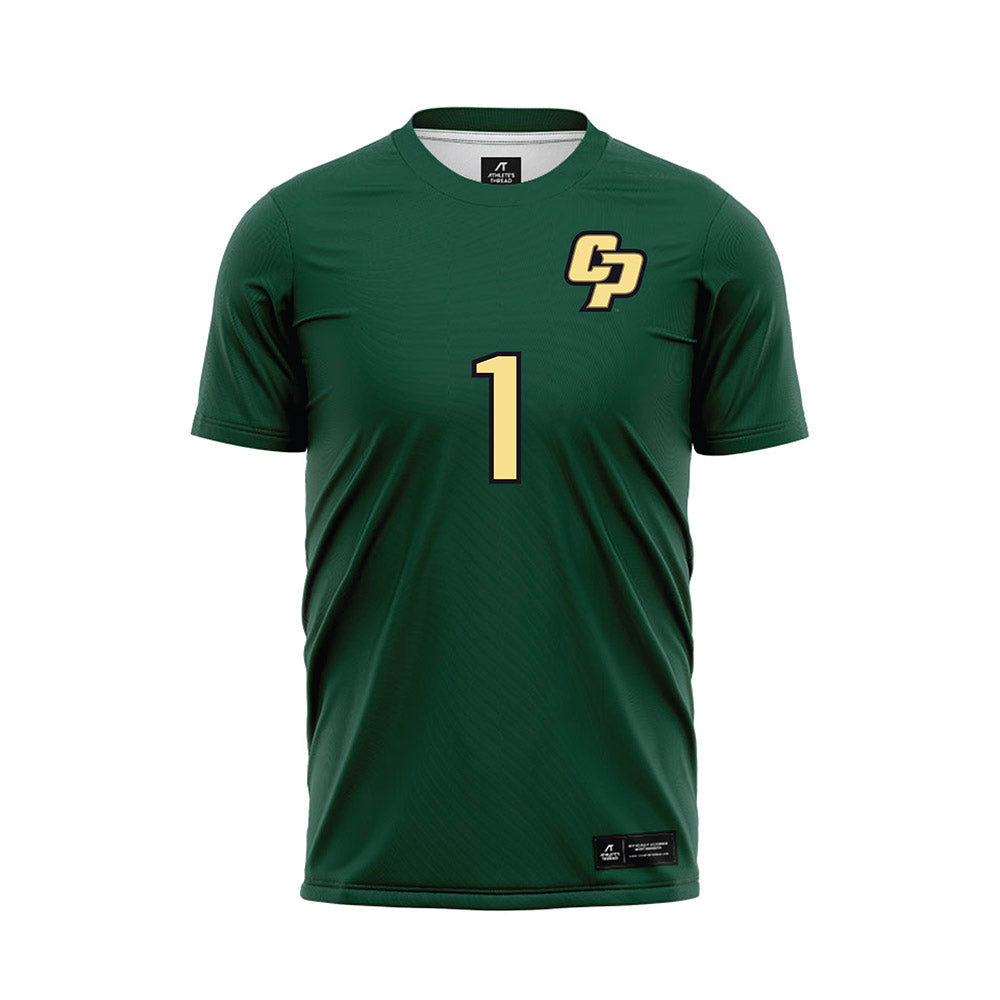 Cal Poly - NCAA Men's Soccer : Nicky Mccune - Green Soccer Jersey-0