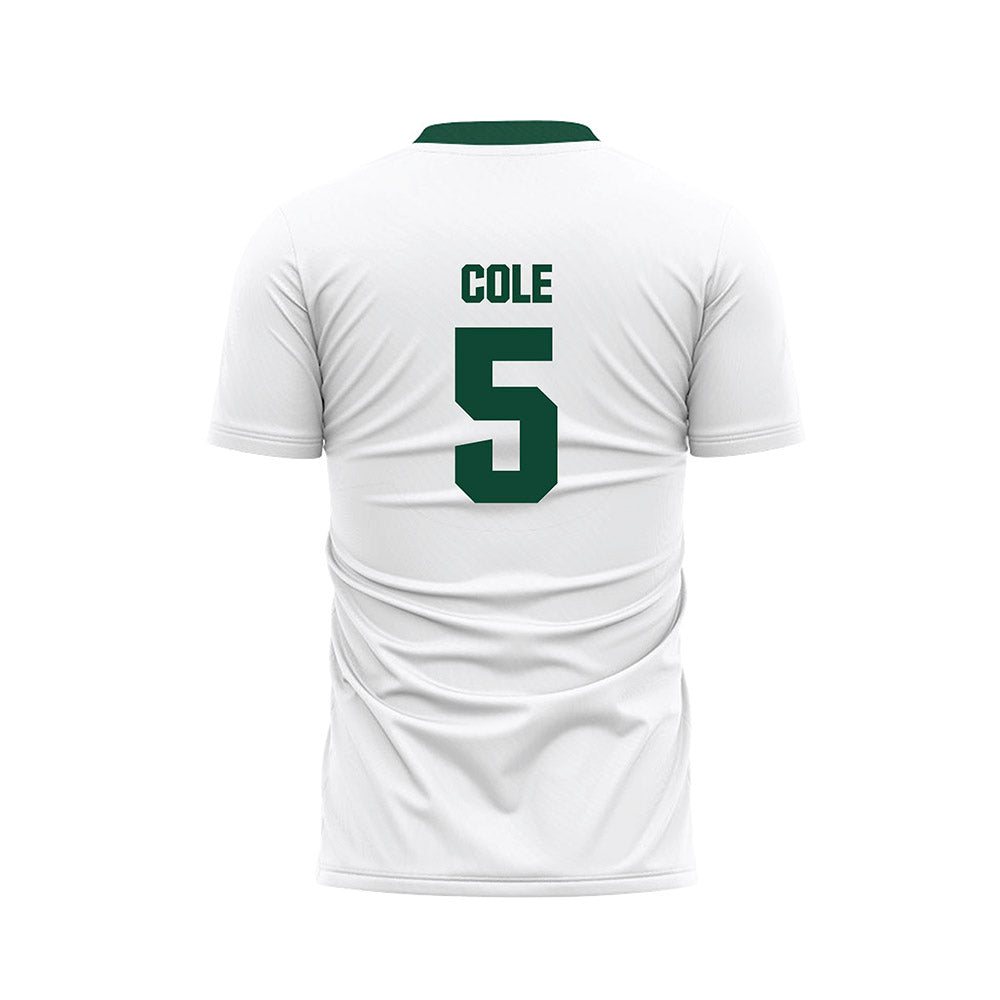 Cal Poly - NCAA Women's Soccer : Brennan Cole - White Soccer Jersey-1