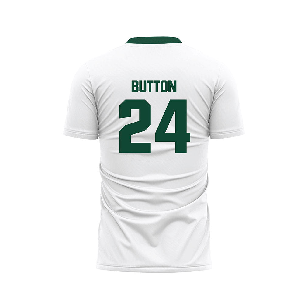 Cal Poly - NCAA Women's Soccer : Caylie Button - White Soccer Jersey-1