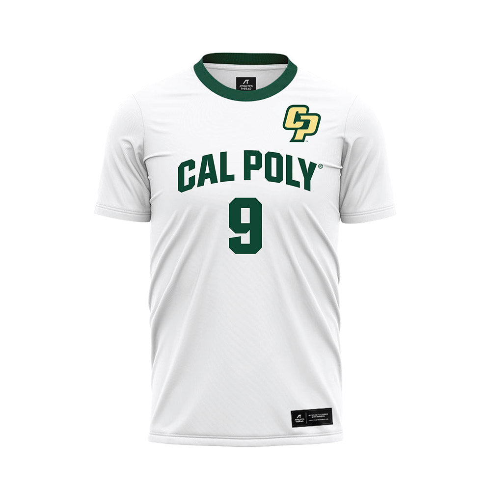 Cal Poly - NCAA Women's Soccer : Addie Crosno - White Soccer Jersey-0