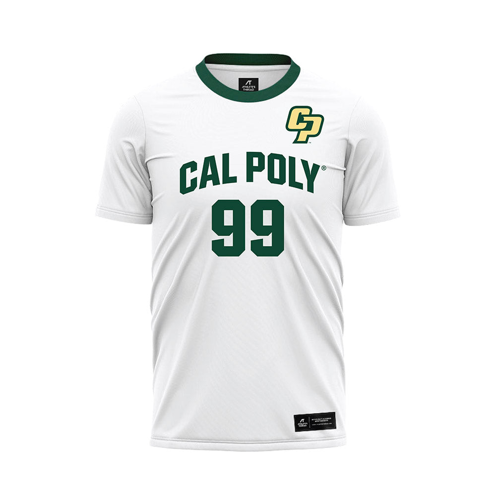Cal Poly - NCAA Women's Soccer : Shannon Porubski - White Soccer Jersey-0