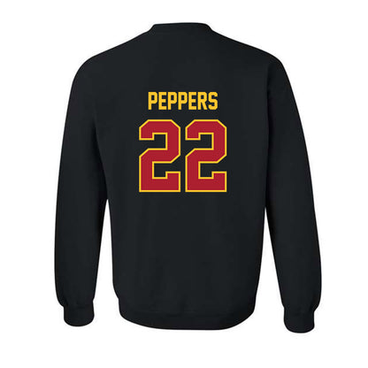 Iowa State - NCAA Football : Ryver Peppers - Sports Shersey Crewneck Sweatshirt-1