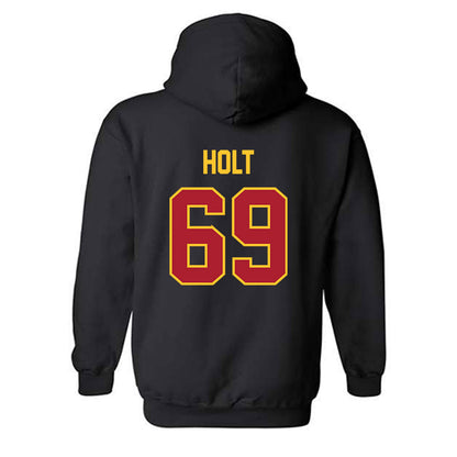 Iowa State - NCAA Football : Dontrell Holt - Sports Shersey Hooded Sweatshirt-1