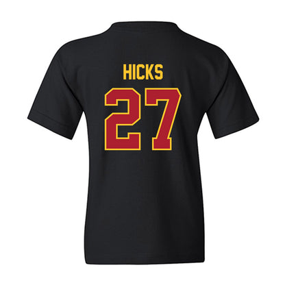 Iowa State - NCAA Football : LaMarcus Hicks - Sports Shersey Youth T-Shirt-1
