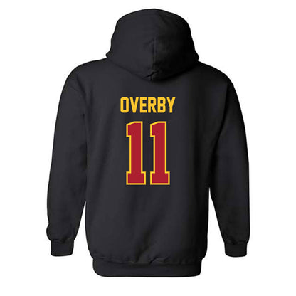 Iowa State - NCAA Football : Dominic Overby - Sports Shersey Hooded Sweatshirt-1