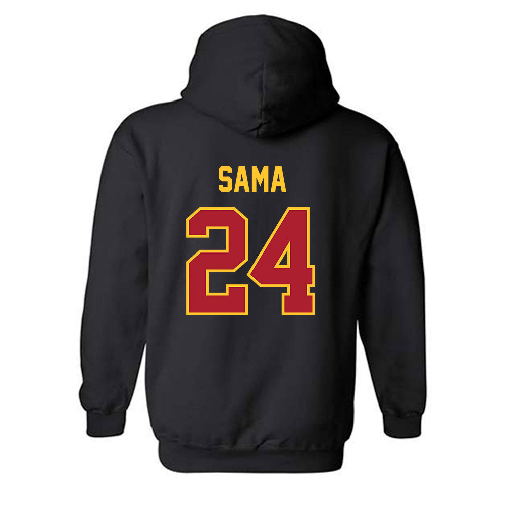 Iowa State - NCAA Football : Abu Sama - Sports Shersey Hooded Sweatshirt-1
