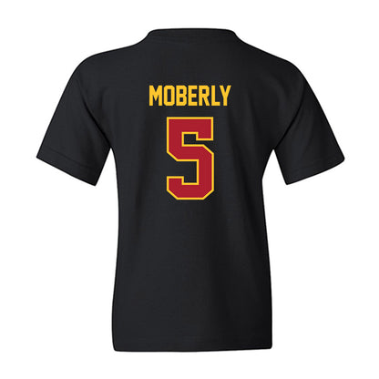 Iowa State - NCAA Football : Connor Moberly - Sports Shersey Youth T-Shirt-1