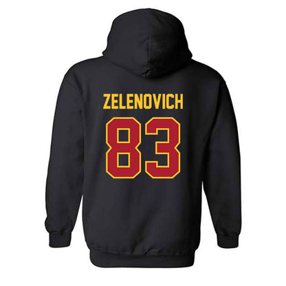 Iowa State - NCAA Football : Sam Zelenovich - Sports Shersey Hooded Sweatshirt-1