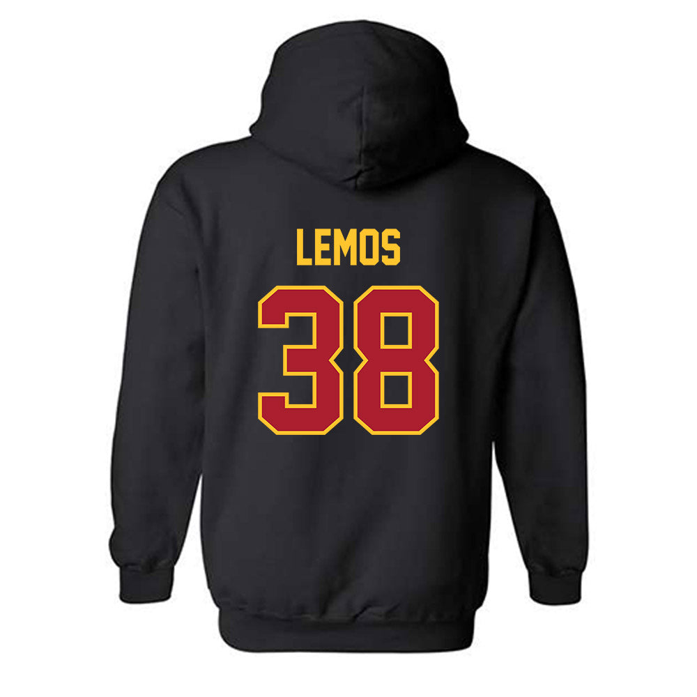 Iowa State - NCAA Football : Eddie Lemos - Sports Shersey Hooded Sweatshirt-1