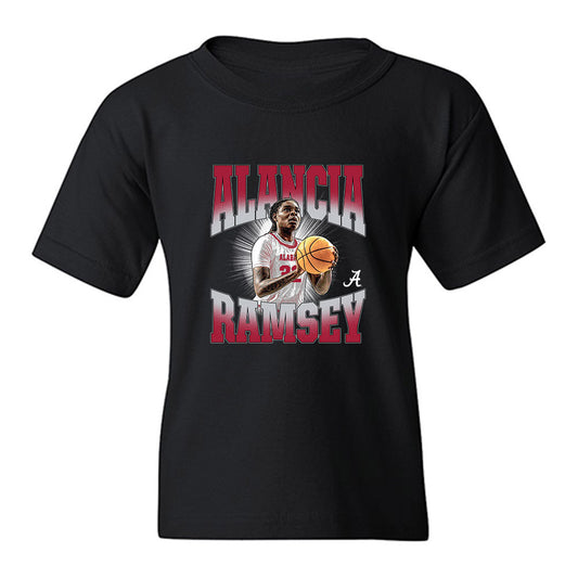 Alabama - NCAA Women's Basketball : Alancia Ramsey - Collage Youth T-Shirt-0