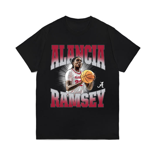 Alabama - NCAA Women's Basketball : Alancia Ramsey - Collage Comfort Colors T-Shirt-0