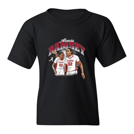 Alabama - NCAA Women's Basketball : Alancia Ramsey - Collage Youth T-Shirt-0