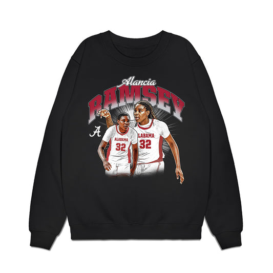 Alabama - NCAA Women's Basketball : Alancia Ramsey - Collage Premium Crewneck Sweatshirt-0