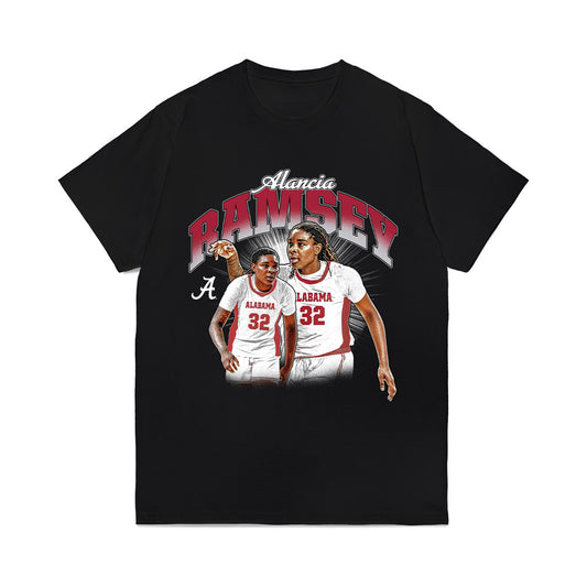 Alabama - NCAA Women's Basketball : Alancia Ramsey - Collage Comfort Colors T-Shirt-0