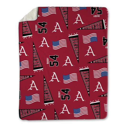 Arkansas - NCAA Baseball : Kel Busby - USA Blanket-0
