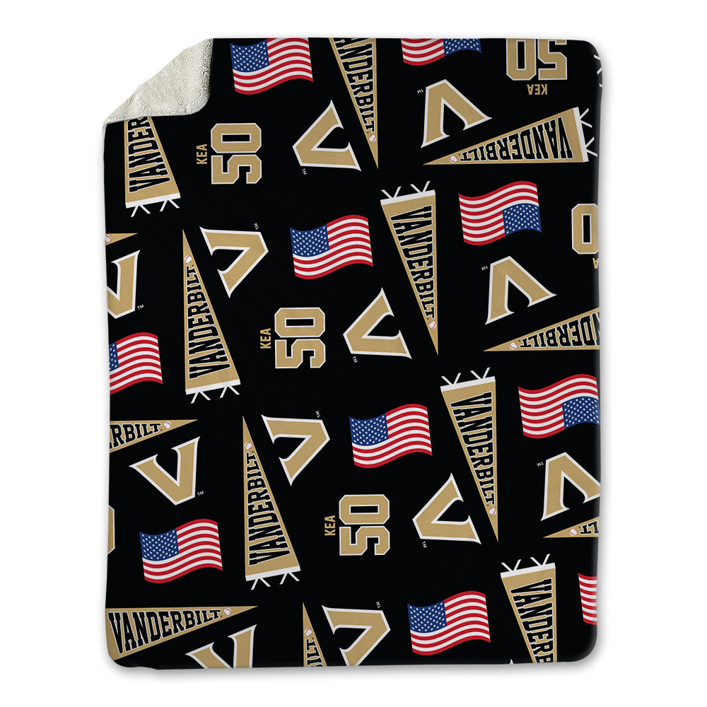 Vanderbilt - NCAA Baseball : Jaydon Kea - Blanket-0