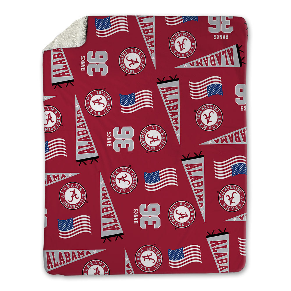 Alabama - NCAA Baseball : Hagan Banks - USA Blanket-0