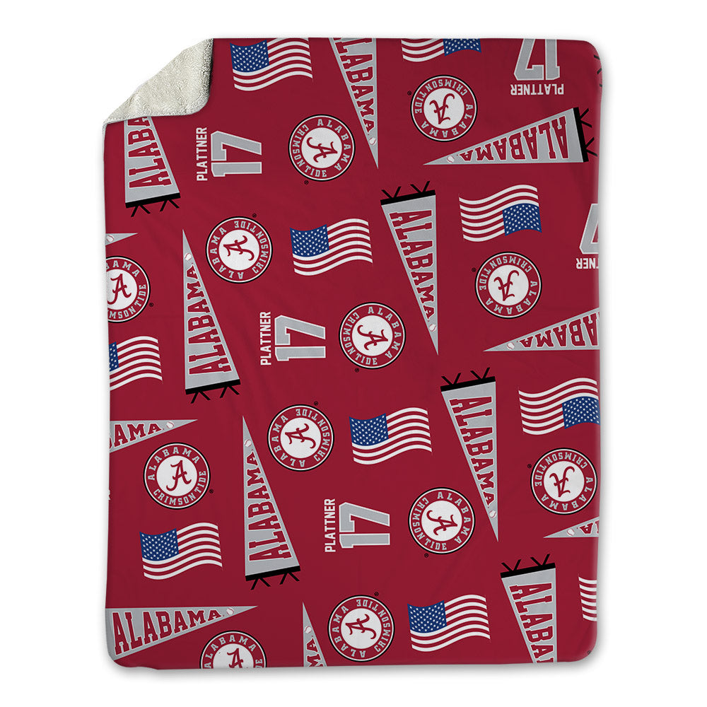 Alabama - NCAA Baseball : Will Plattner - USA Blanket-0