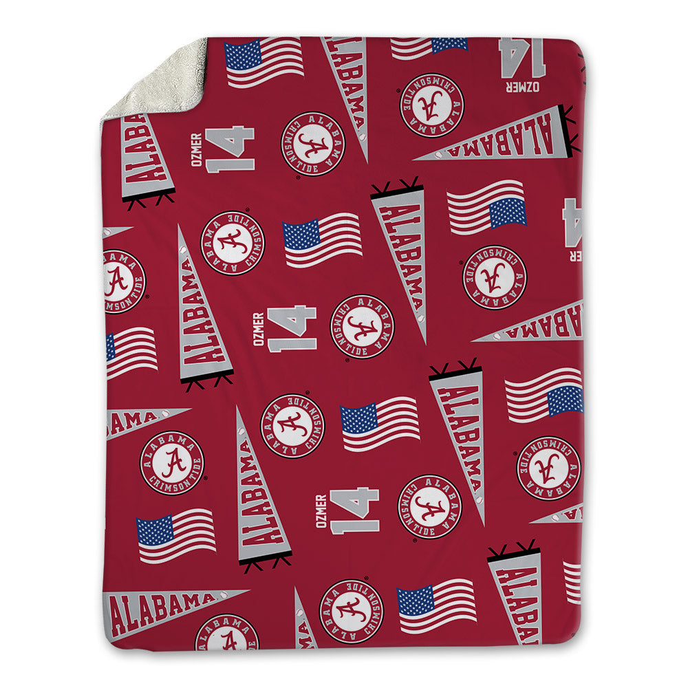 Alabama - NCAA Baseball : Carson Ozmer - USA Blanket-0