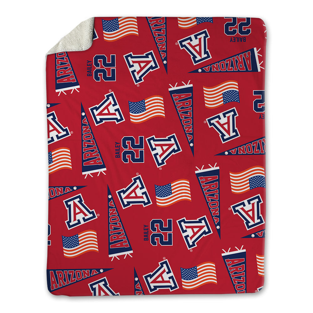 Arizona - NCAA Baseball : Smith Bailey - USA Blanket-0
