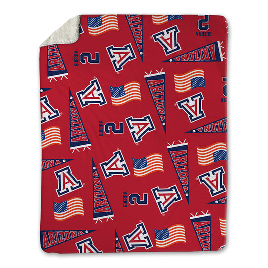 Arizona - NCAA Baseball : Ethan Guerra - USA Blanket-0