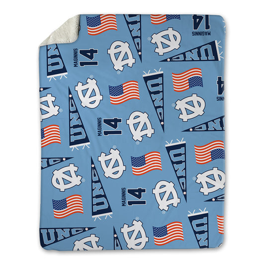 UNC - NCAA Baseball : Michael Maginnis - USA Blanket-0