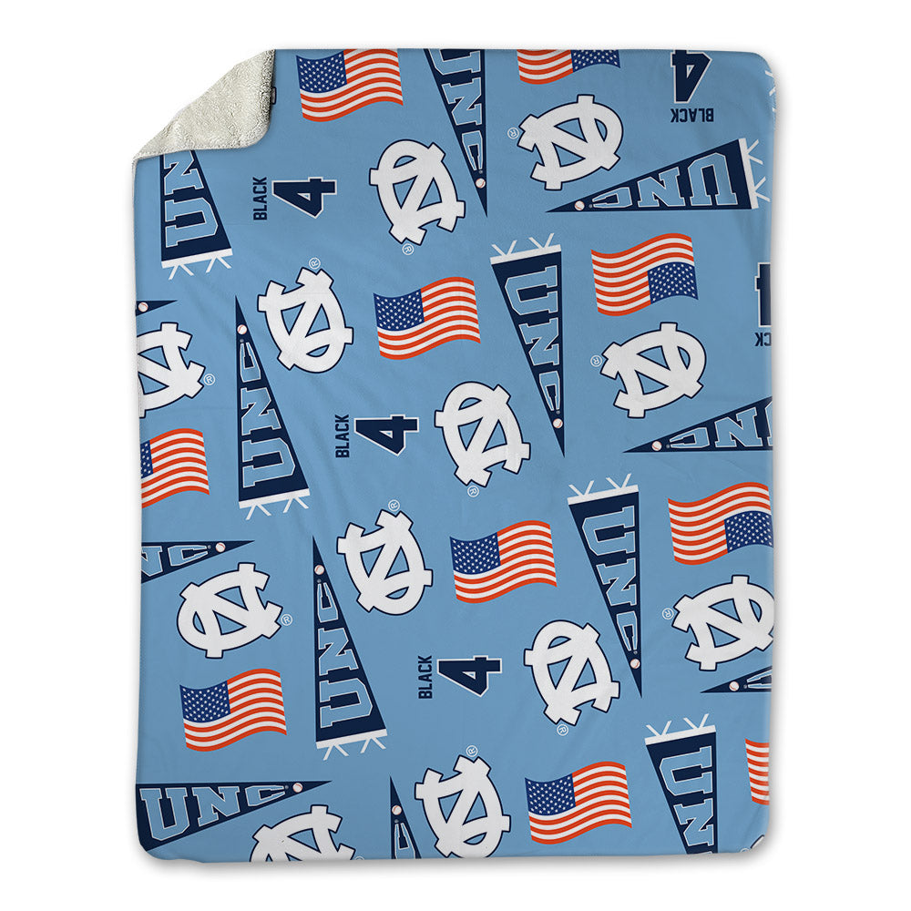 UNC - NCAA Baseball : Sawyer Black - USA Blanket-0