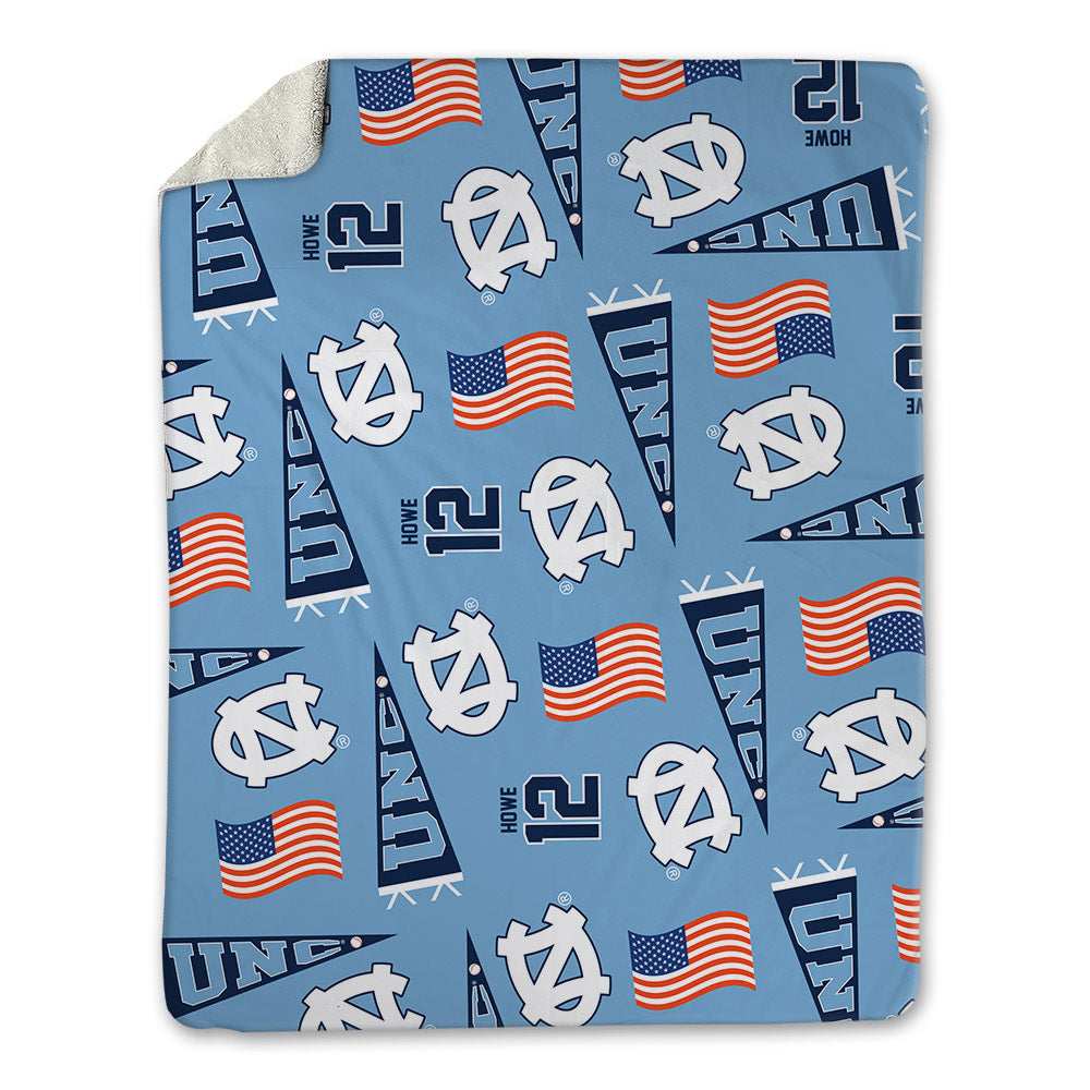 UNC - NCAA Baseball : Tyler Howe - USA Blanket-0