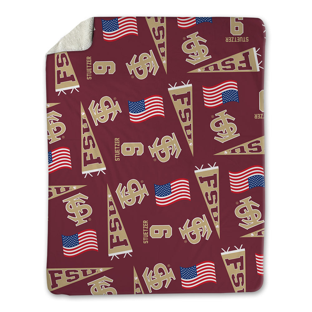 FSU - NCAA Baseball : John Stuetzer - USA Blanket-0