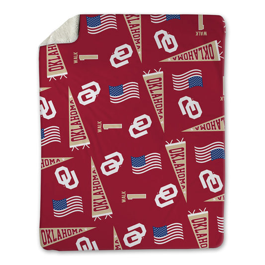 Oklahoma - NCAA Baseball : Jason Walk - USA Blanket-0