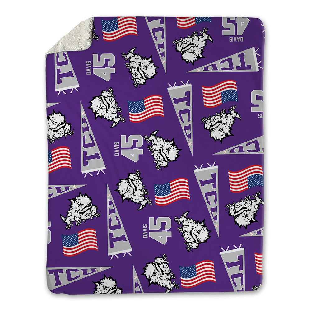 TCU - NCAA Baseball : Lance Davis - USA Blanket-0