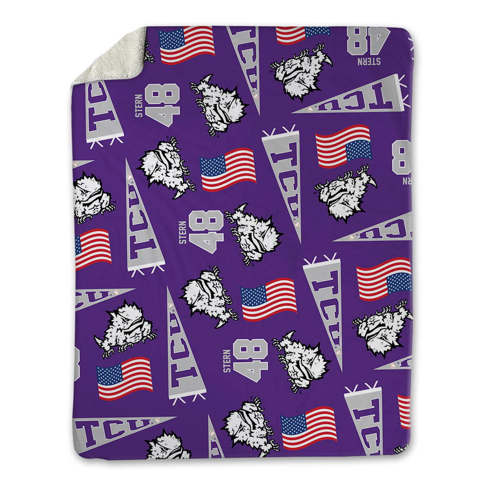 TCU - NCAA Baseball : Nate Stern - USA Blanket-0