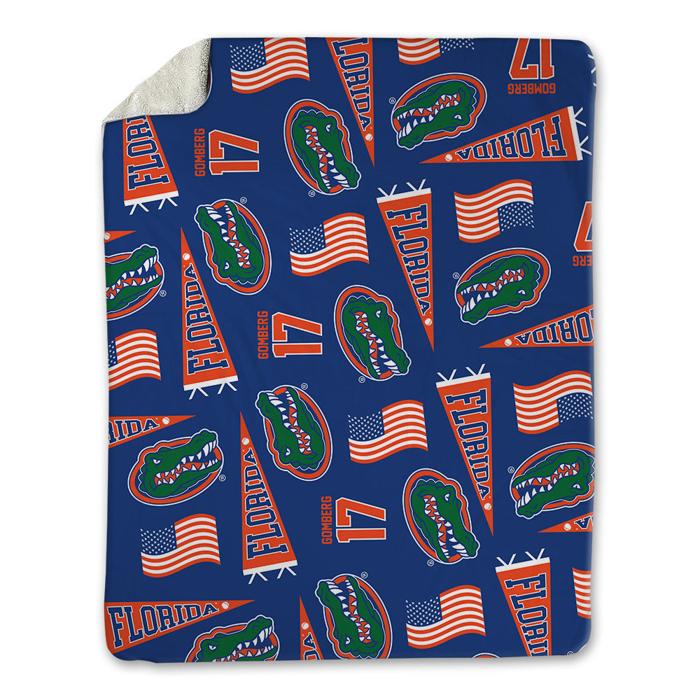 Florida - NCAA Baseball : Jacob Gomberg - USA Blanket-0