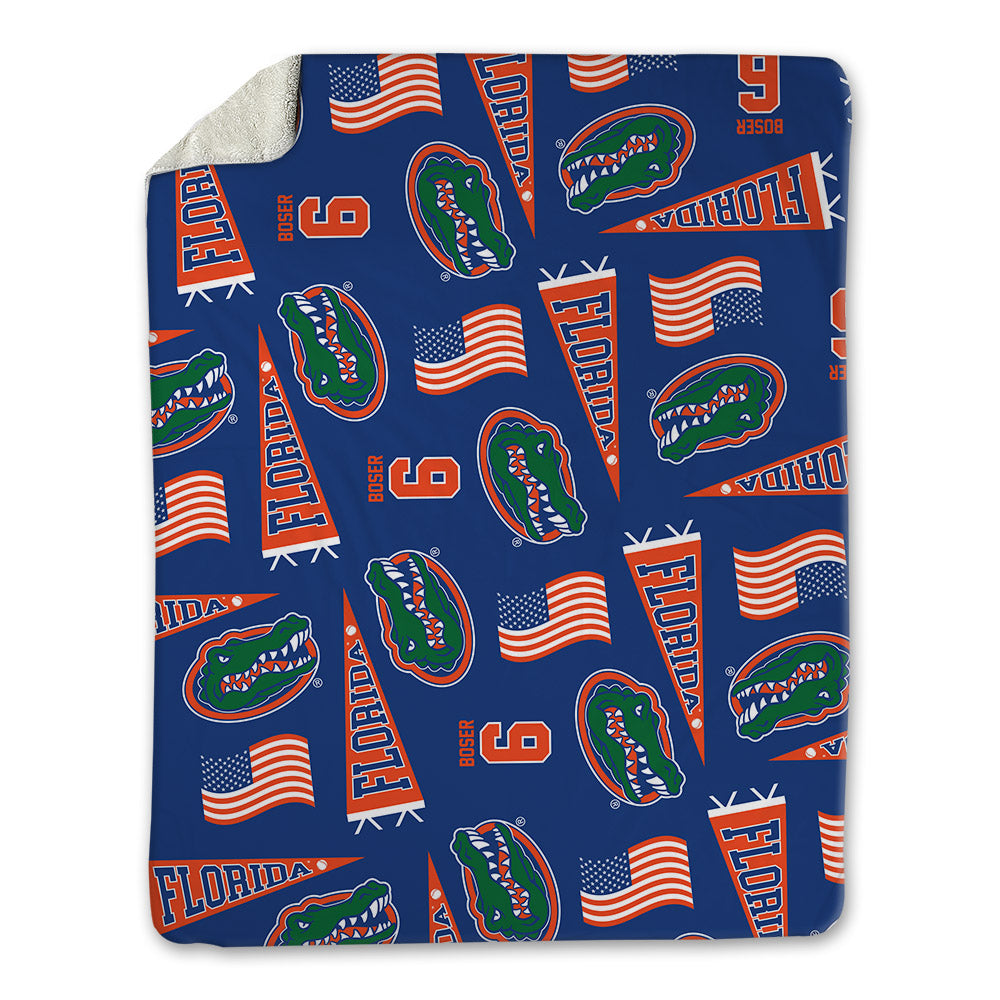 Florida - NCAA Baseball : Bobby Boser - USA Blanket-0