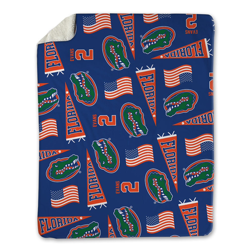 Florida - NCAA Baseball : Ty Evans - USA Blanket-0