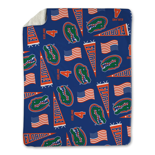 Florida - NCAA Baseball : Cade Kurland - USA Blanket-0