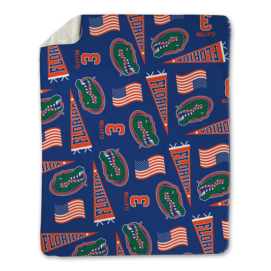 Florida - NCAA Baseball : Patricia Clayton - USA Blanket-0