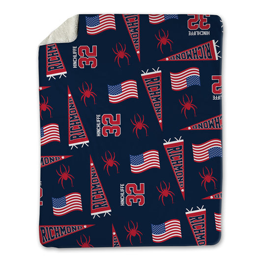 Richmond - NCAA Baseball : Jackson Hinchliffe - USA Blanket-0