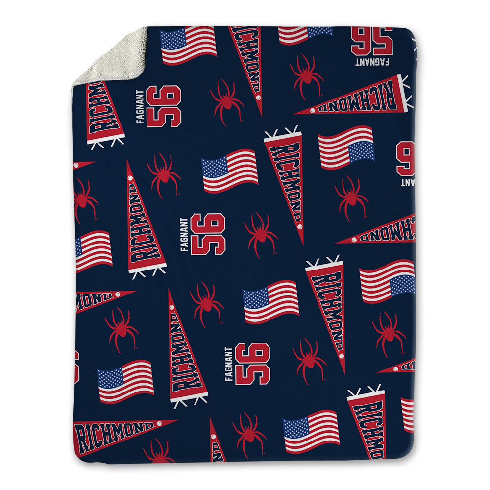 Richmond - NCAA Baseball : James Fagnant - USA Blanket-0