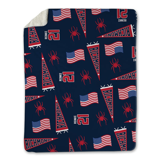 Richmond - NCAA Baseball : Brian Reinke - USA Blanket-0