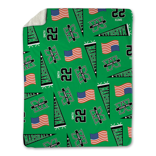 Marshall - NCAA Baseball : Jack Smith - USA Blanket-0