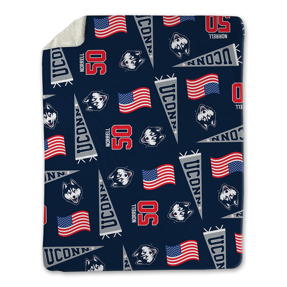 UConn - NCAA Baseball : Owen Norrell - USA Blanket-0