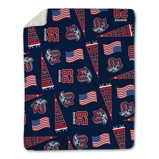 Liberty - NCAA Baseball : Charlie Brinkman - USA Blanket-0