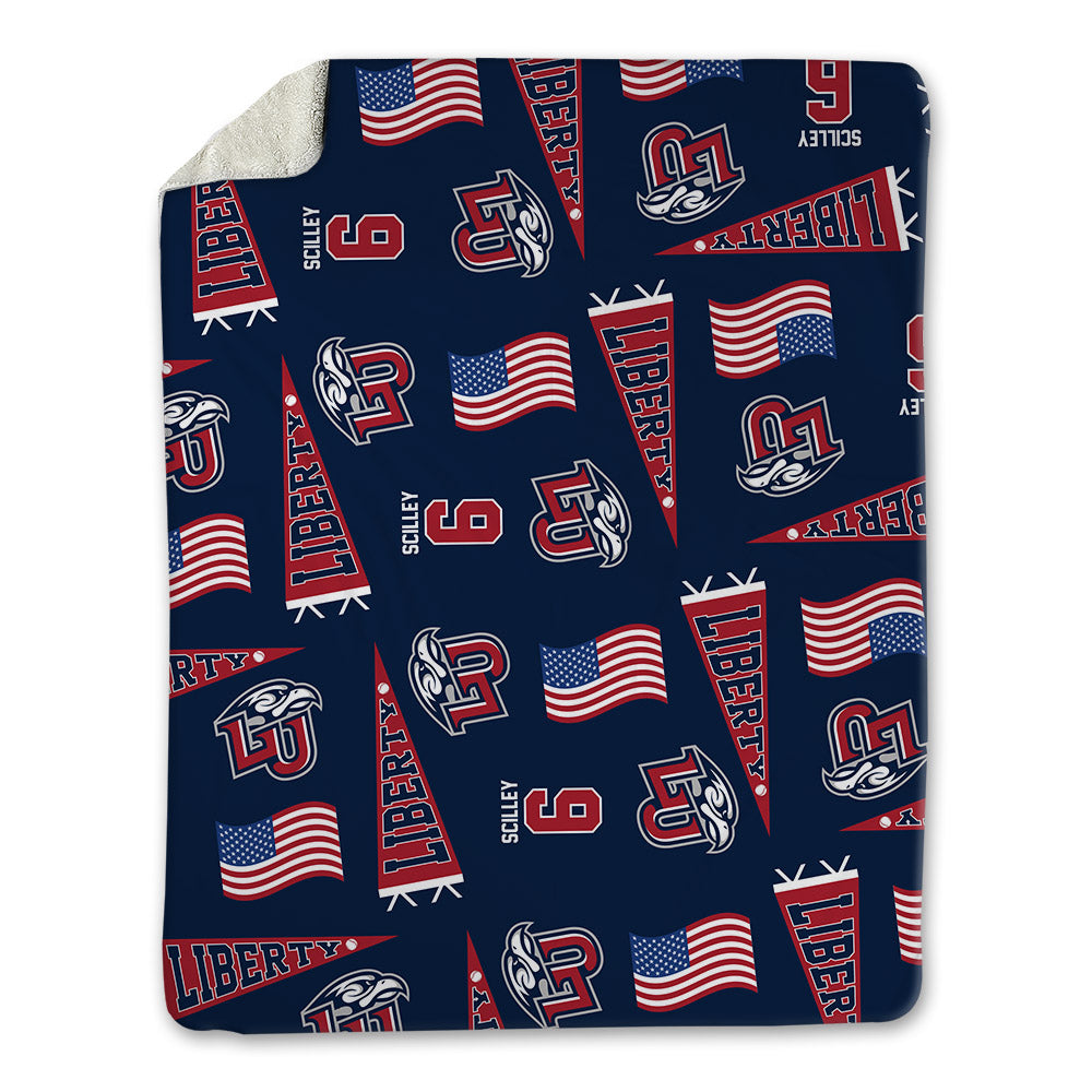 Liberty - NCAA Baseball : Landon Scilley - USA Blanket-0