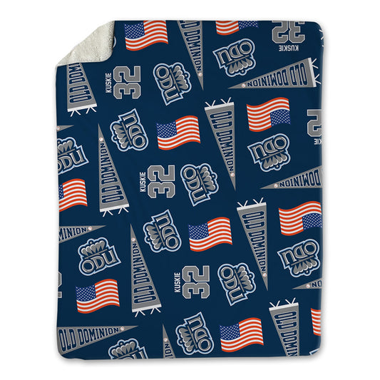 Old Dominion - NCAA Baseball : Darin Kuskie - USA Blanket-0